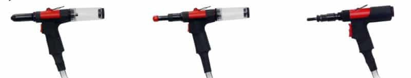 Split type blind fastening tools