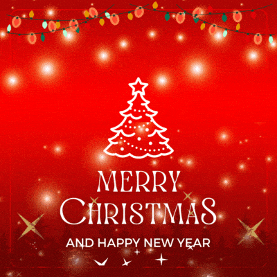 Merry Christmas And Happy New Year Gif 1 min