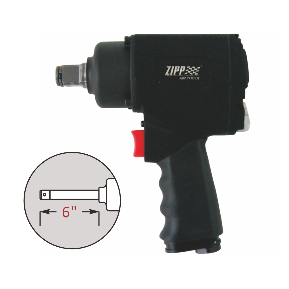 ZIW685L 3/4-inch Impact Wrench with 6-inch extension